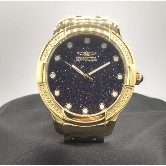 Invicta 0050 II Collection Blue Sandstone and Diamonds Quartz Watch